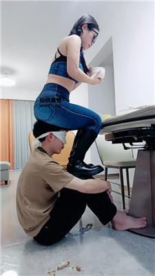 【南月女神】长靴S-物化家具奴-脚下喂食【上】 bf51406